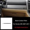 Carbon Fiber Car Co-pilot Dashboard Panel Trim Strip Decor Cover for Honda CRV 2007 2008 2009 2010 2011 Interior Accessories