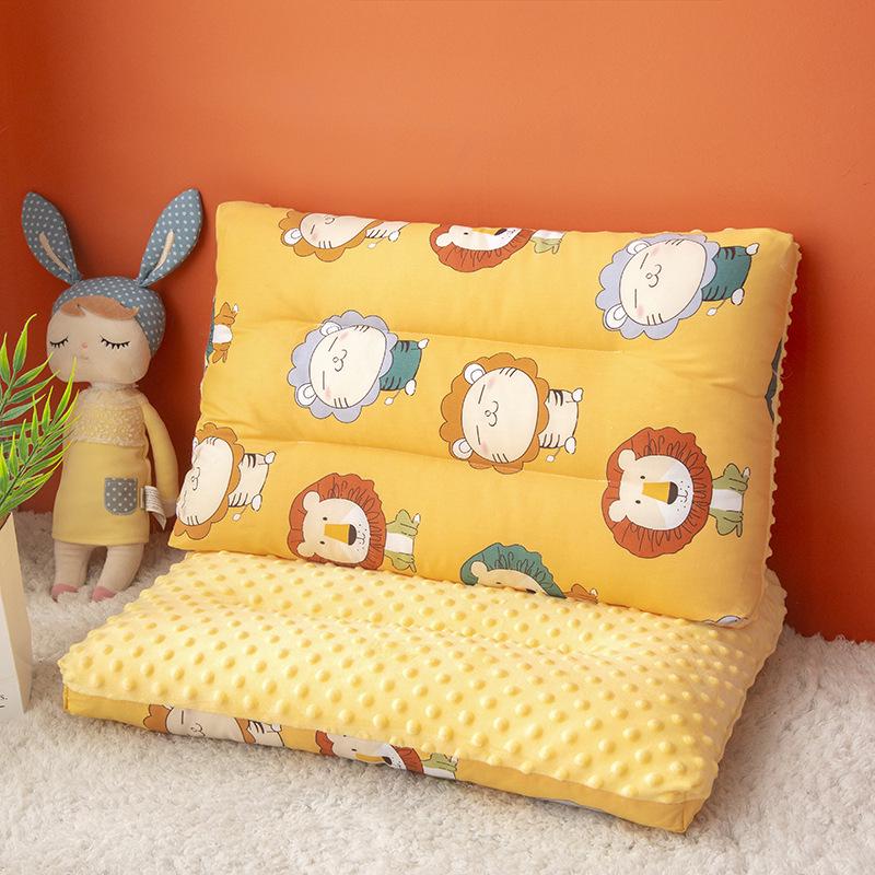 Children's Double-Sided Cartoon Cotton Bean Pillow - High Elasticity