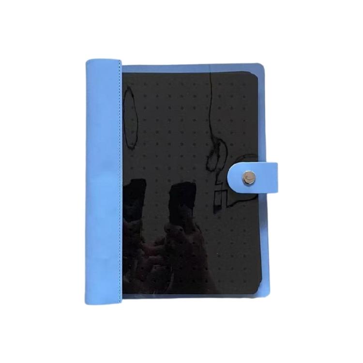 8 Pages Pin Collection Organizer Book Travel Friendly Display Album with Felt and Clear Cover Suitable for Brooches