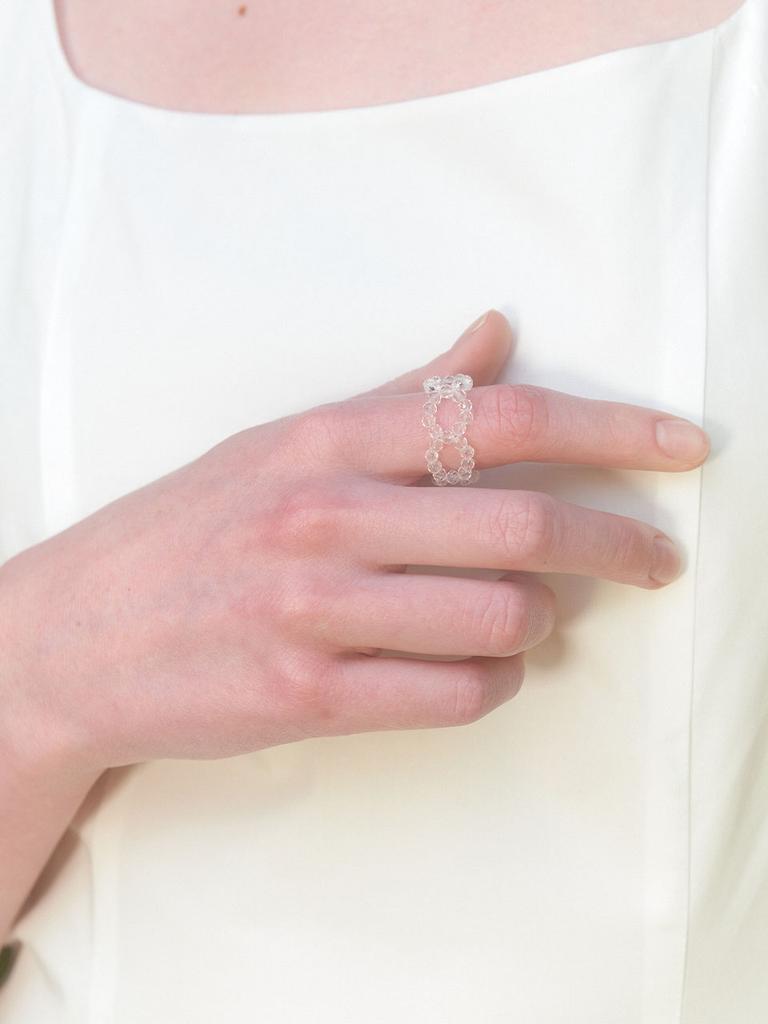 Love Me Monster Crystal Circle Ring (L242Mri030)