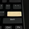 Zinc Alloy 2.25U Enter Keycap Original Height, Scratch Resistant Metal Finish Keycap for Mechanical Keyboards Switches