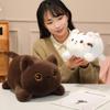 Cute Lying Kitten Plush Doll - Adorable Cat Pillow for Kids