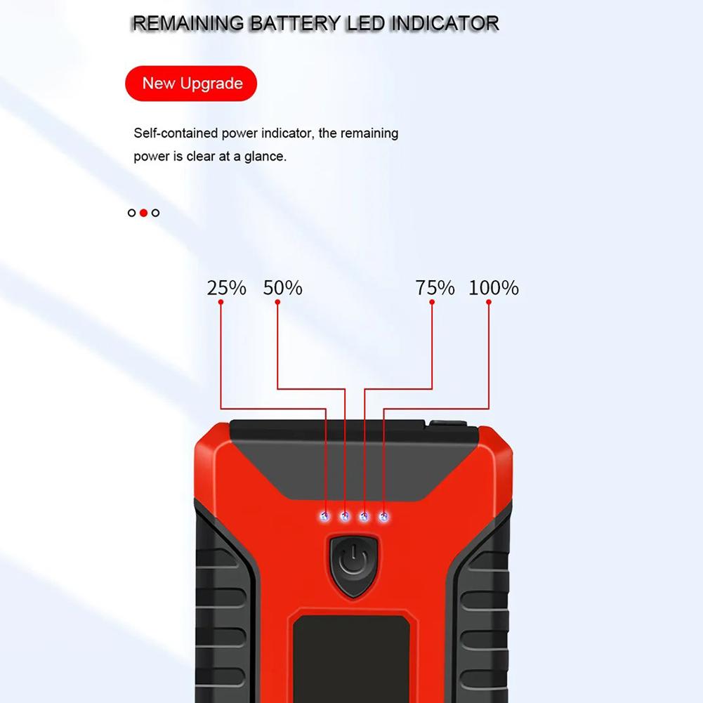 Portable Car Battery Starter Auto Jump Starter 99800mAh Petrol Diesel Car Emergency Booster Start Power Supply 12V For Cars