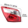 Auto Äußere Hinten Schwanz Licht Für Nissan Qashqai 2008-2015 EU Version Bremse Nebel Lampe Zubehör Auto Warnung Lauflicht
