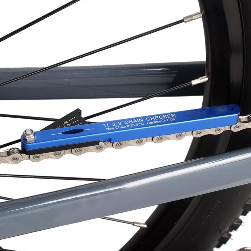 Bicycles Chain Checker Chain Wear Gauge Cycling Chain Repair Tool Bicycles Chain Wear Checker Bike Chain Wear Indicators