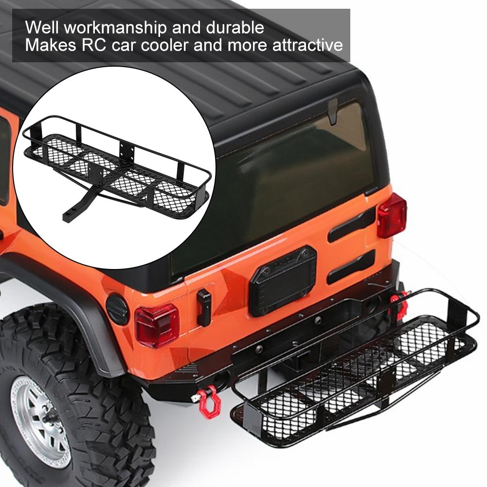 General Metal Rear Bumper Back Hitch Carrier for Axial SCX10 90046 AXI03007 RC Crawler Car