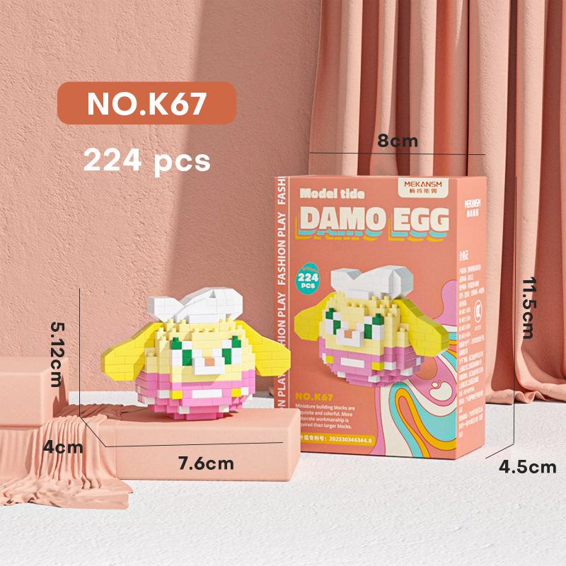 Stitch Building Blocks Anime Kawaii Cartoon mini Action Children's Figures Blocks Bricks Assemble DIY Toys Gift for Kids