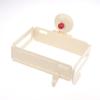 Suction Cup Folding Trash Bag Holder Wall Mounted Household Cabinet Plastic Bag Hanger Kitchen Bathroom Trash Storage Rack