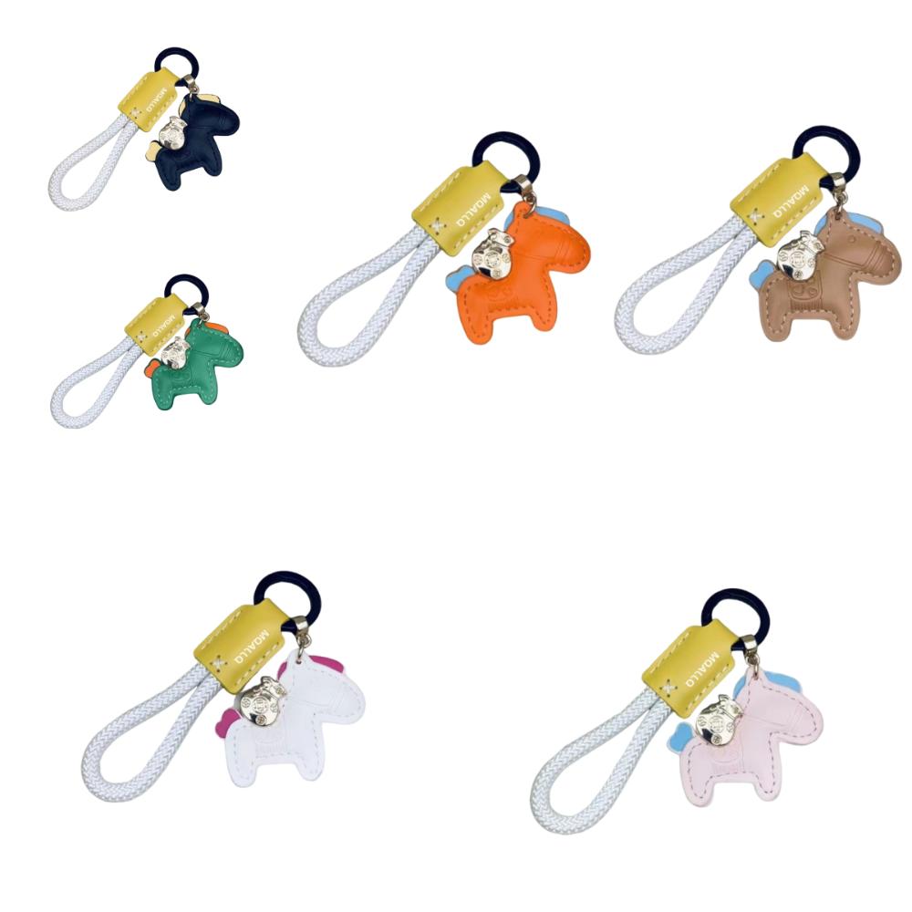 Simple Style Leather Key Chain Exquisite Design Key Chain Pendant Car Key Chain  Couple Keychain Style 2 оранжевый