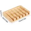 1pcs Wooden Soap Dishes With Water Drain Moisture-proof Home Portable Soap Sponge Holder Bathroom Accessories Organizer Tray