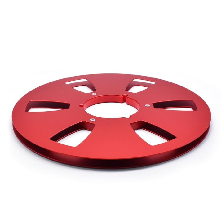 Aluminum 6 Hole Reel With 10.5Inch Empty Tape Nab Hub Disk For Studio Recording Equipment