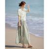 Shang Jing Women's French Romantic Resort Two-Piece Skirt Set