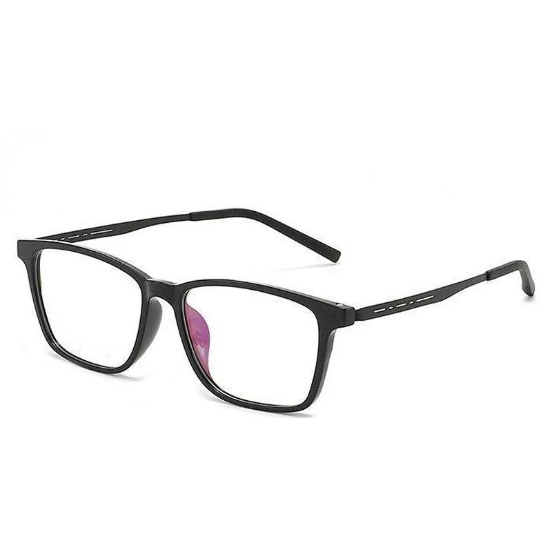 

Tr Pure Titanium Square Frame Reading Glasses Men Anti Blue Light Presbyopia Eyewear With Diopter +1.0 To +4.0 +1.5