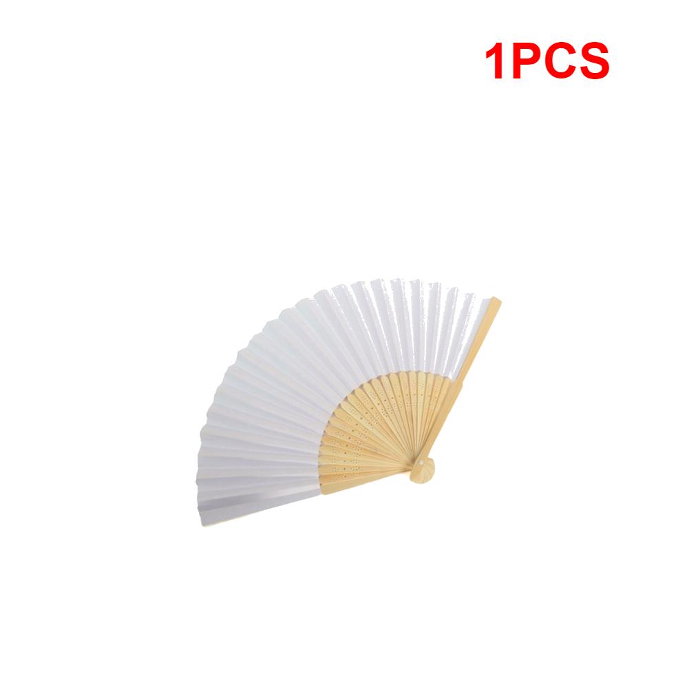 

1-20pcs DIY Paper Bamboo Folding Decorative Fans Hand-painted Personalized Fan for Hand Practice Calligraphy Drawing DIY Fan