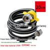 304 Stainless Steel Braided High-Pressure Faucet Hose for Hot & Cold Water