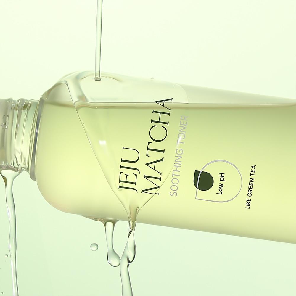 Jeju Matcha Roh-pH-beruhigendes Gesichtswasser 200 ml