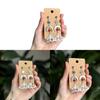 Silver Earrings With Crystal Moon And Sun Pendant For Women
