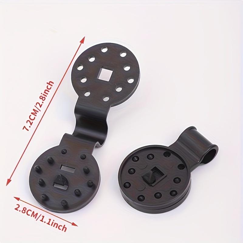 Sunshade Net Clips - Circular Removable Clips with Adjustable Knob, Multi-Hole Design for Secure Fastening, Durable Weather-Resistant Clips