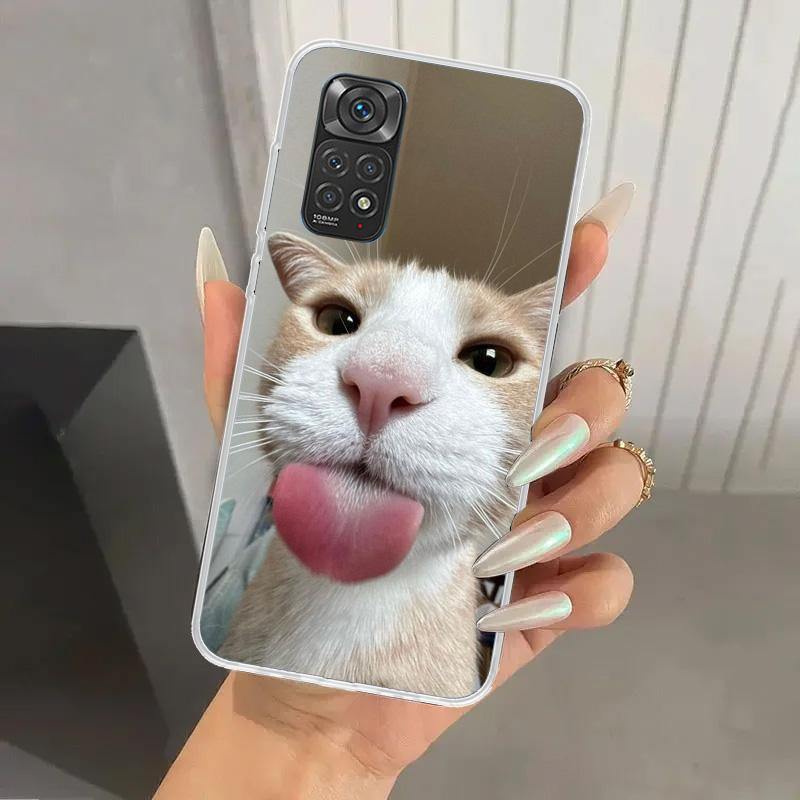 Pet Cat Funny Memes Phone Case for Xiaomi Redmi Note 15 14 14S 13 12S 12 Pro 11S 11 Plus 11T 11E 10S Soft Funda Print Shell Redm