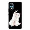 Funda For ZTE Blade A33S Case Cute Cartoon Cat Black Silicone Soft Phone Case For ZTE A33S Back Cover Case A 33 S 33s Coque Capa