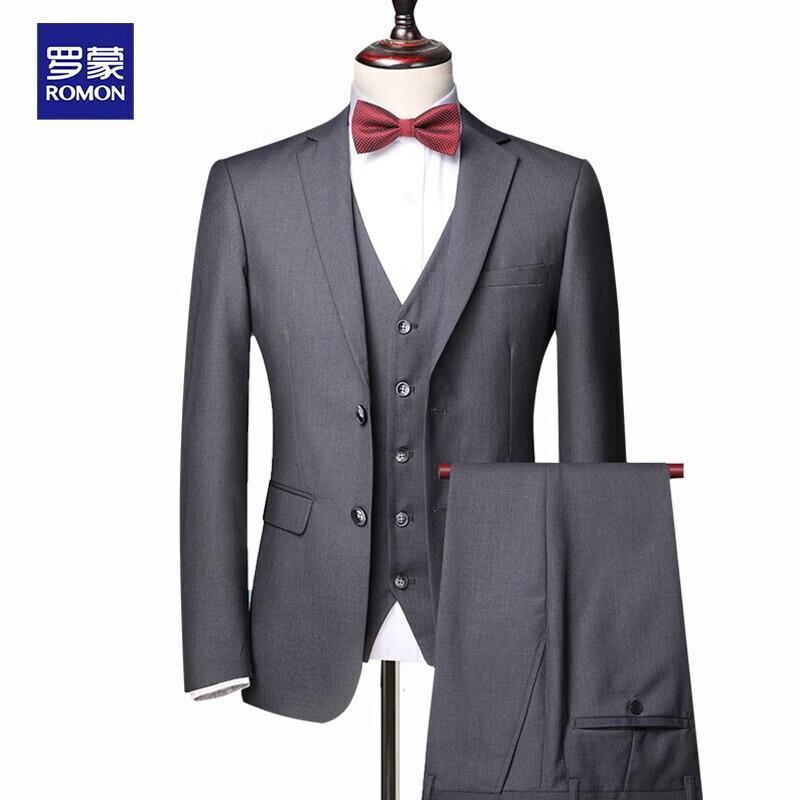 Romon Men s Slim Fit 3-Piece Suit Set 165/S