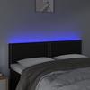 VidaXL LED Headboard Bedroom Furniture Double Bed Accessory Head of Bed Frame Interior Black 3121562
