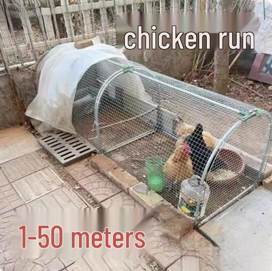 Mobile Free-Range Chicken Tunnel & Walk-Through Coop