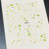 3D Romantic Daisy Plaid Nail Art Stickers: Cute Spring Embossed Decals