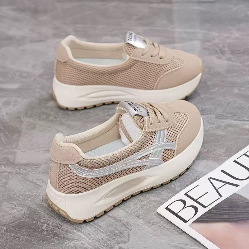 ins shallow mouth Forrest Gump shoes spring new student sports running casual platform dad shoes