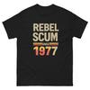 Rebellen Abschaum Seit 1977 Klassisch Retro Ikonisch Vintage Spruch T-Shirt