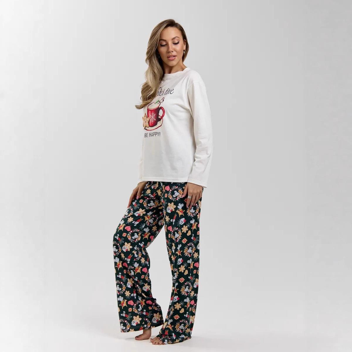 

100% cotton t-shirt sweet fun age reduction cartoon chic print casual oversize top XXXL білий
