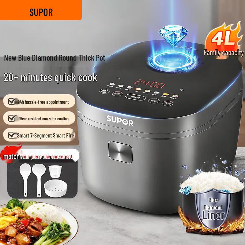 SUPOR 4L Smart Multi-Function Rice Cooker