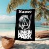 Personalized Customized Proof Beach Towel with Linkin Park Pattern - Soft, Absorbent,quick-drying,perfect Swimming,camping&bathing