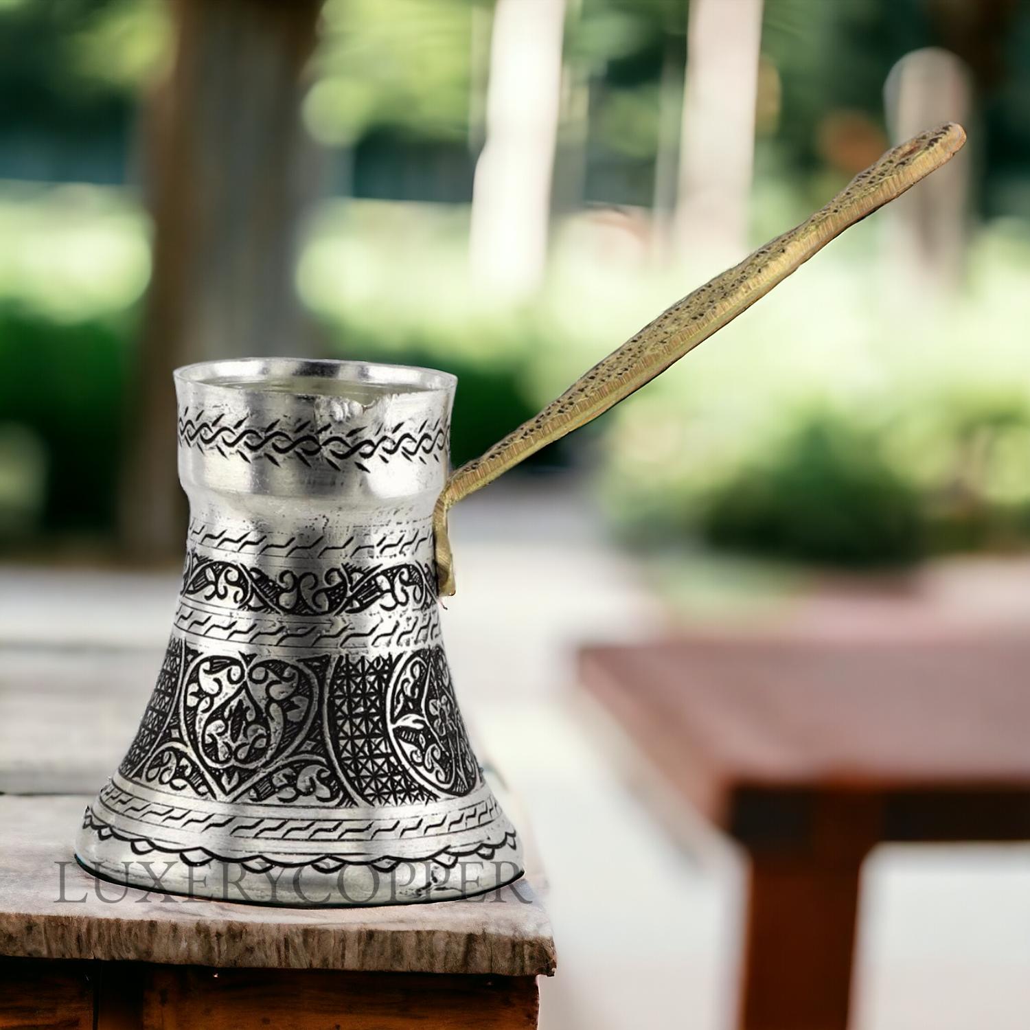 

Подстаканник с вышивкой, толстый медный кофейник 175–1100 мл