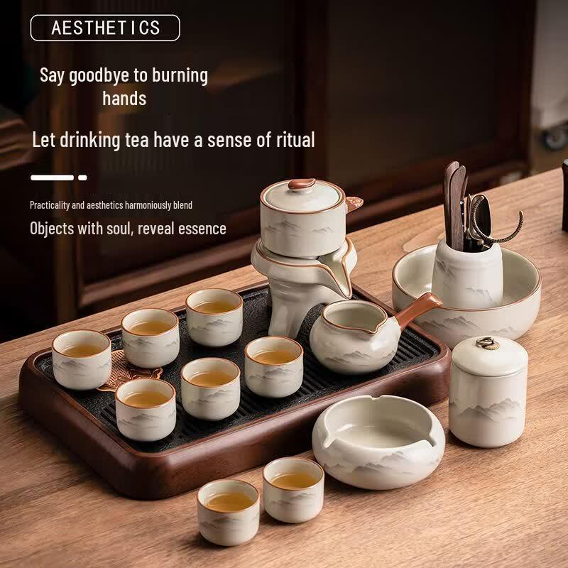 Zhishi Ru Kiln Automatic Kung Fu Tea Set