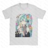 2026 Hatsune Miku Anime T Shirt Unisexs Cotton Tops Tee Aesthetic Oneck Short Sleeve Kids Tshirt Unisexs Shirts Women tshirts