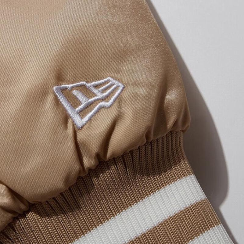 New Era Quilted Warm Button Long Sleeve Cotton Jacket Unisex jackets Sand 13470705