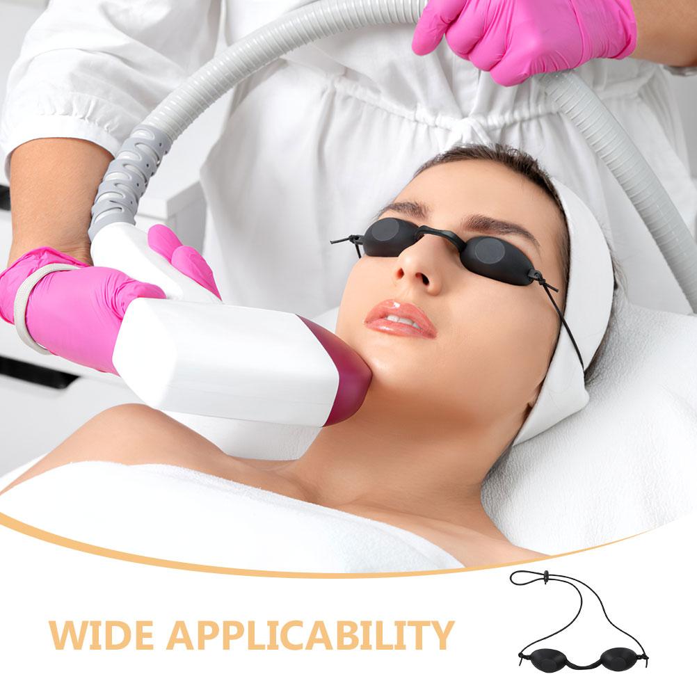 5 Pcs Protective Goggles Eye Shades Tanning Safety Goggles Uv Proof Reusable Eye Mask Eye Protection Cover Health Care