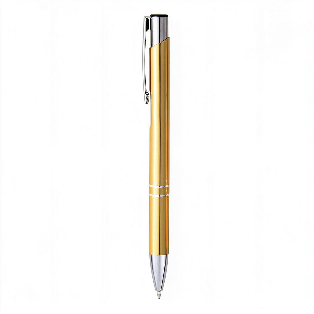 Aluminum Barrel Oil-Based Ballpoint Pen - Custom Logo, Creative Gift, Engraving Option, Advertising Pen
