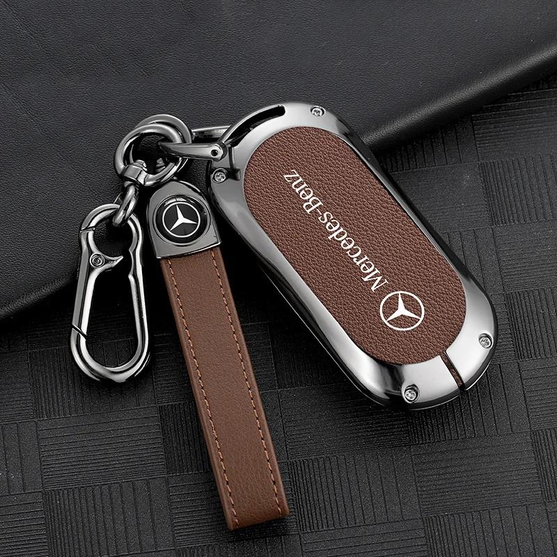 2025 Neue Auto Schlüsselhülle Abdeckung Schlüsselanhänger für Mercedes Benz 2022 C S-Klasse W206 W223 S350 C260 C300 S400 S450 S500 Schutz Auto Acc