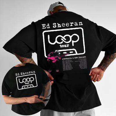 2025 Summer Ed Sheeran Tshirt Cotton Mens Summer Cotton Tshirt Fashion Casual Hiphop Graphic Clothing Y2K