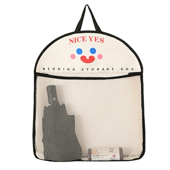 

Настенный сетчатый мешок с мультяшным принтом, большая несущая способность, видимые большие отверстия, игрушки, нижнее белье, мешок для мусора, органайзер, сетка для хранения дома и офиса чёрный