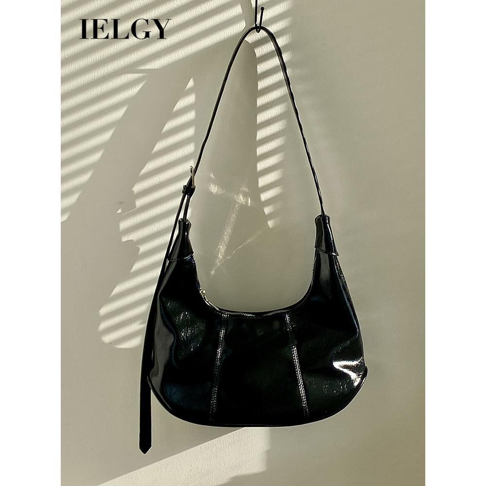 Ielgy Retro Large-Capacity Dumpling Bag All-Match One-Shoulder Messenger