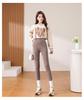 High-Waisted Fleece-Lined Women's Slimming Warm Base Layer Pants for Autumn/Winter