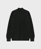 LEIRE Minimal Wool Mock Neck Knit [Black]