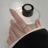 Inele deschis din argint sterling 925 pentru femei - Design Small Obsession, la modă și unic, pentru degetul arătător sau degetul mic