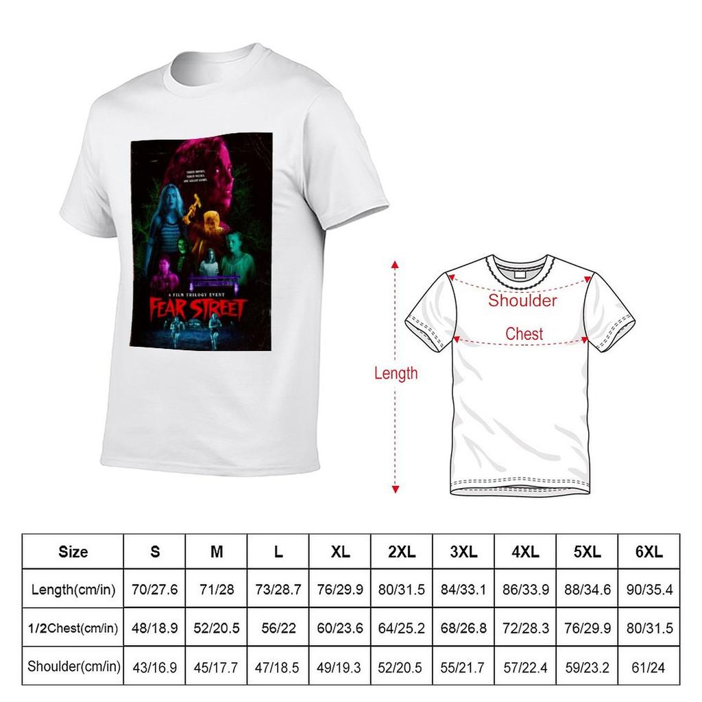Fear street TShirt plain Short sleeve tee oversizeds men clothings