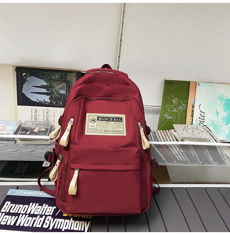 Schoolbag New Large Capacity Backpack Male and Female College Students School Bag Junior High School Students Travel Business Computer Backpack