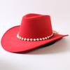 Popular European and American Classic Big-brimmed Western Cowboy Hat Men's and Women's Outdoor Fashion Anti-sun Cowboy Hat Jazz Hat