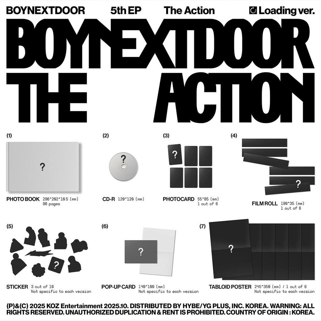 BOYNEXTDOOR [The Action] 5th EP Album